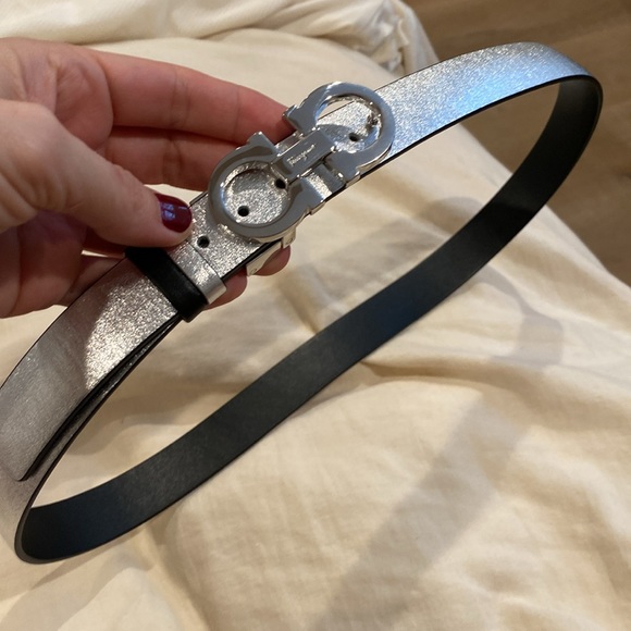 NWT Reversible/Adjustable FERRAGAMO Gancini Belt Sz 100 - Picture 3 of 6